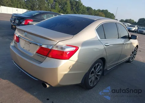 2015 Honda Accord Sport из США, поврежденный, VIN 1HGCR2F50FA058423